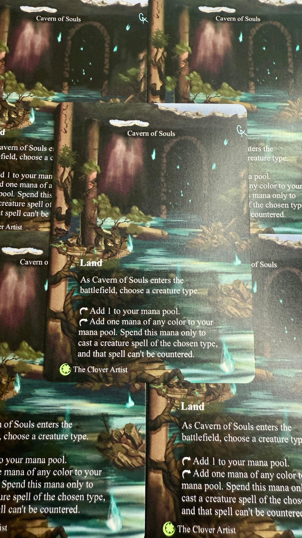 Boss Arena Cavern of Souls Proxy | Custom MTG Land Proxyg