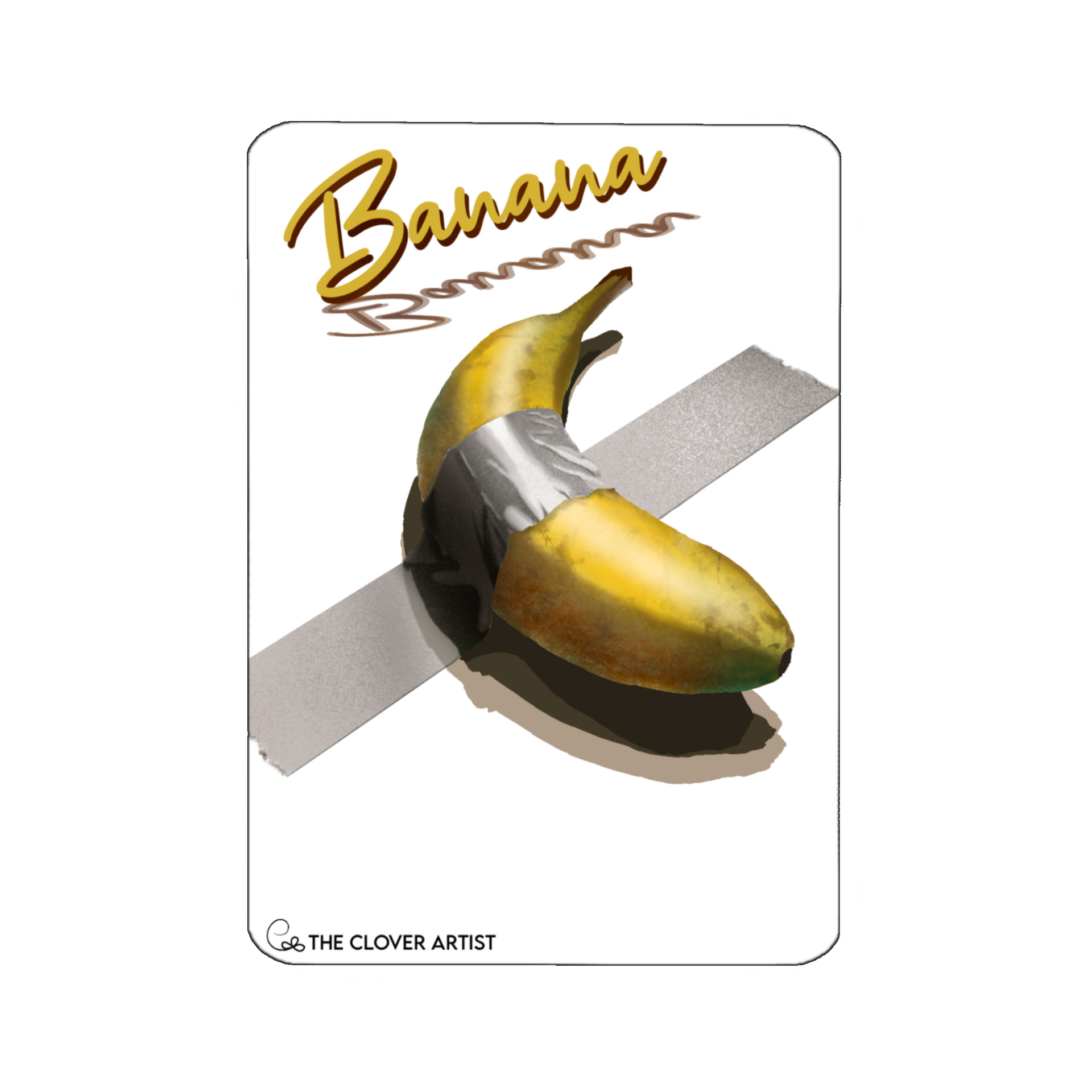 Banana Token MTG Alter Famous Comedian Art Banana for Commander