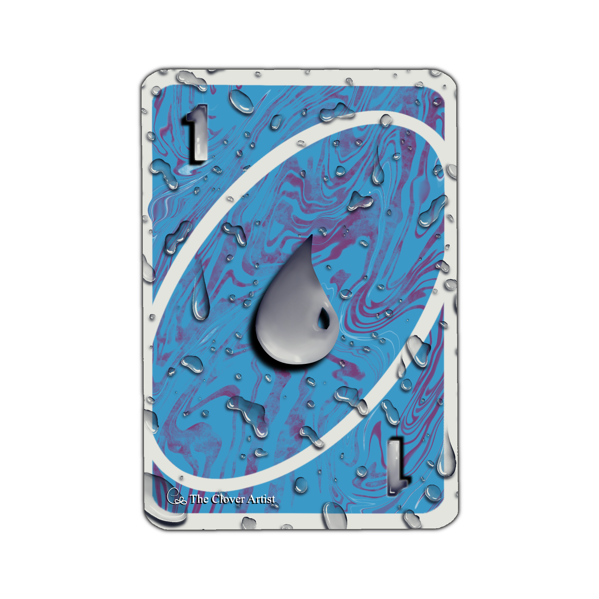 a basic island card that looks like another card from a popular card game