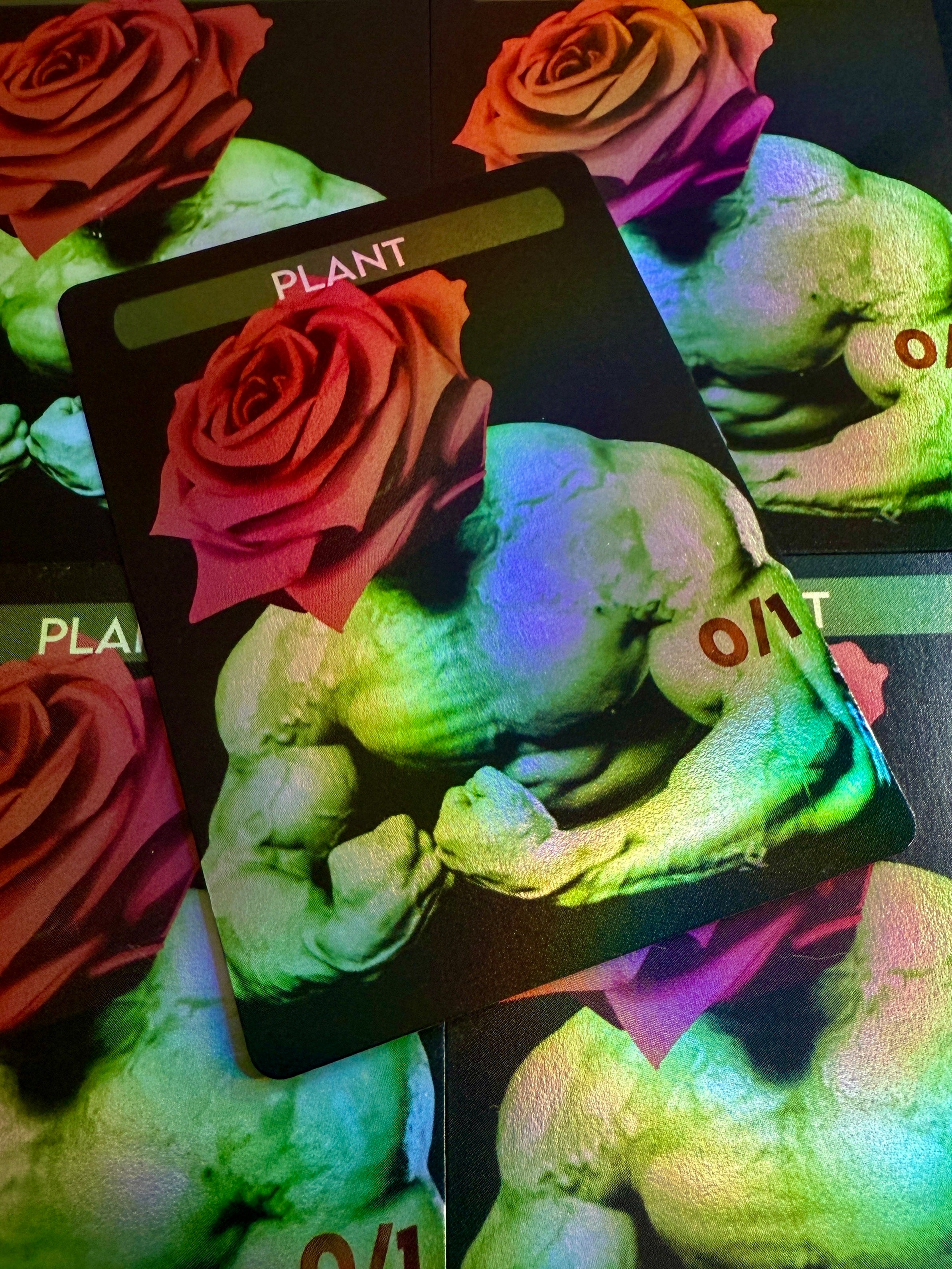 Buff Rose Plant Token 0/1