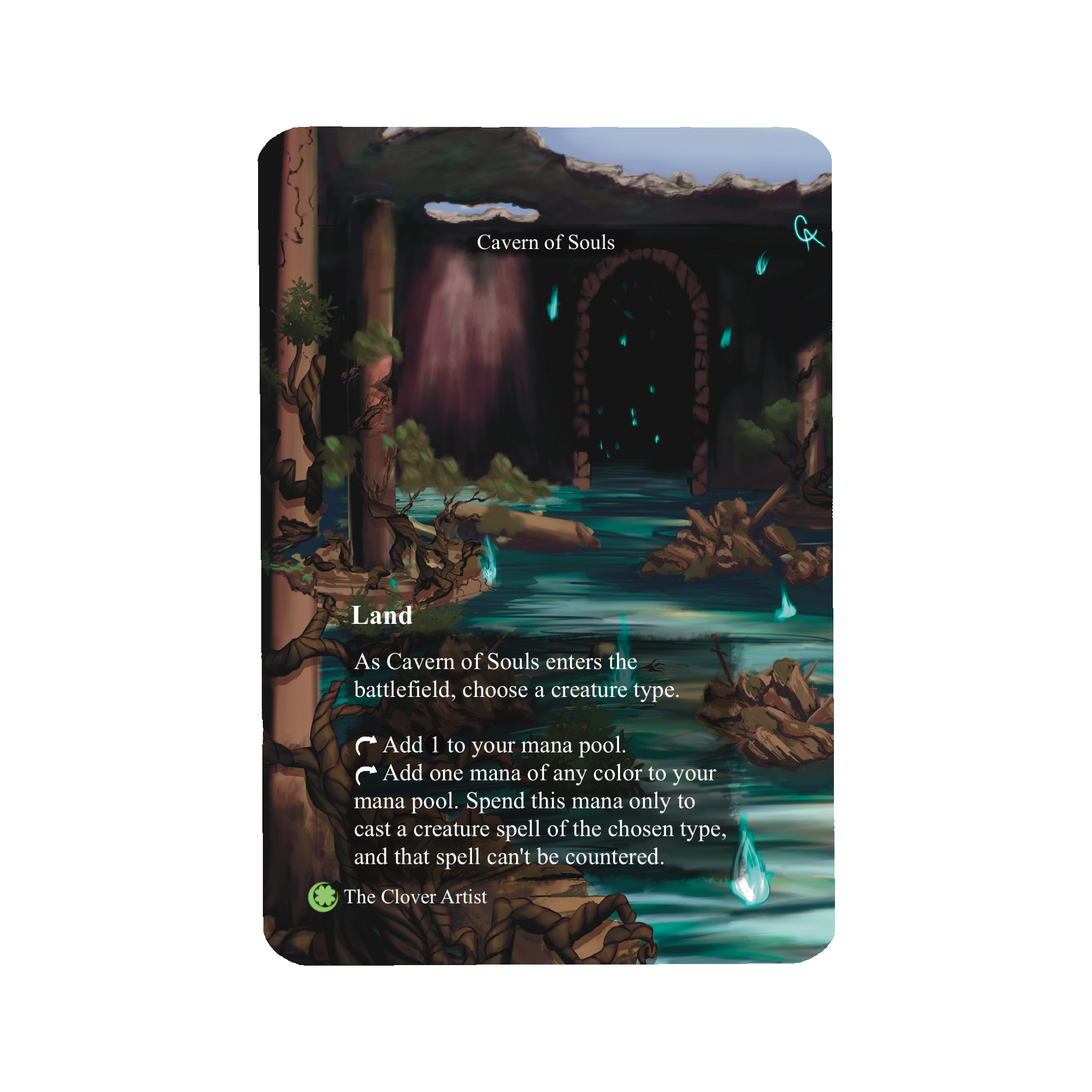 Boss Arena Cavern of Souls Proxy | Custom MTG Land Proxyg