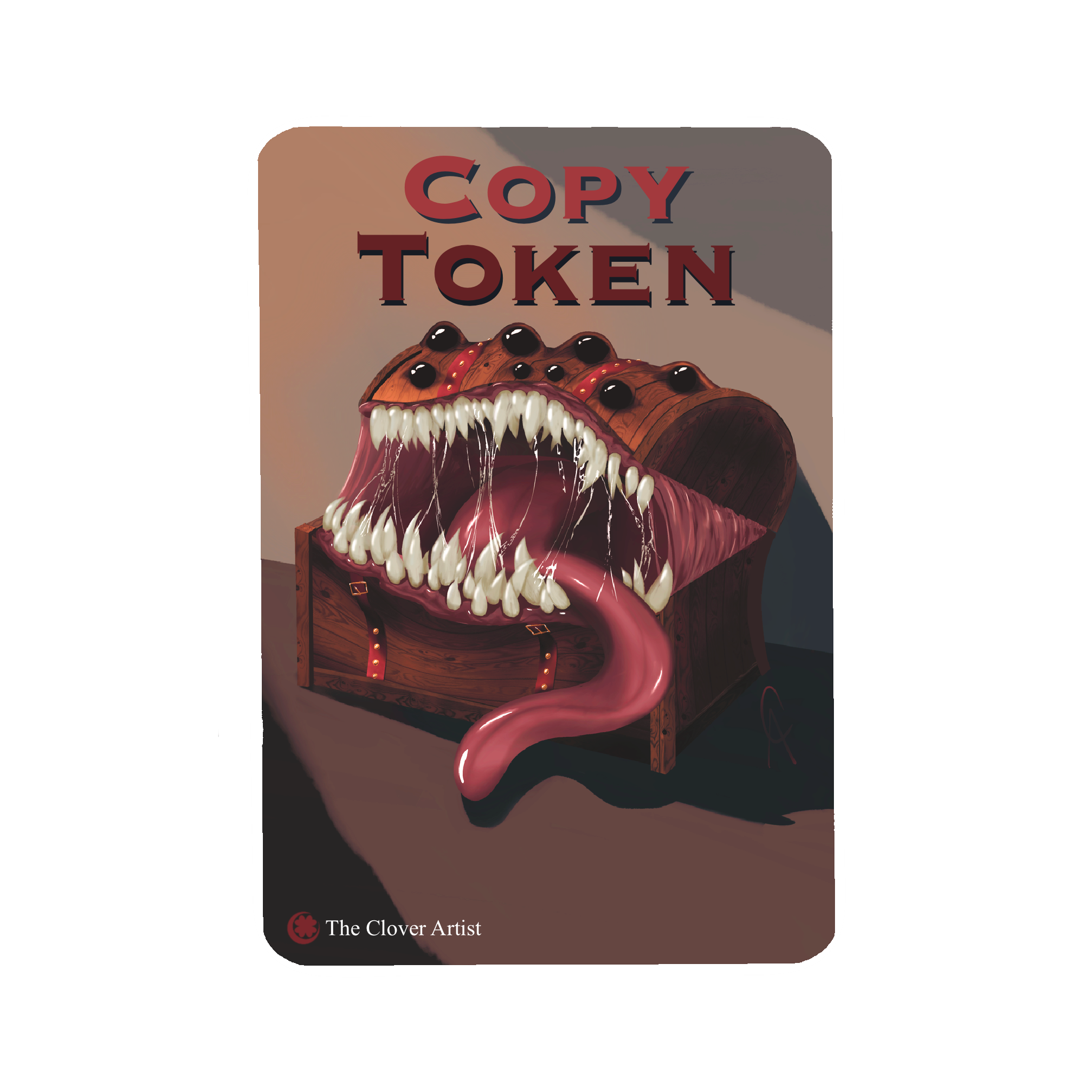 Treasure Chest mimic on a MTG treasure token 