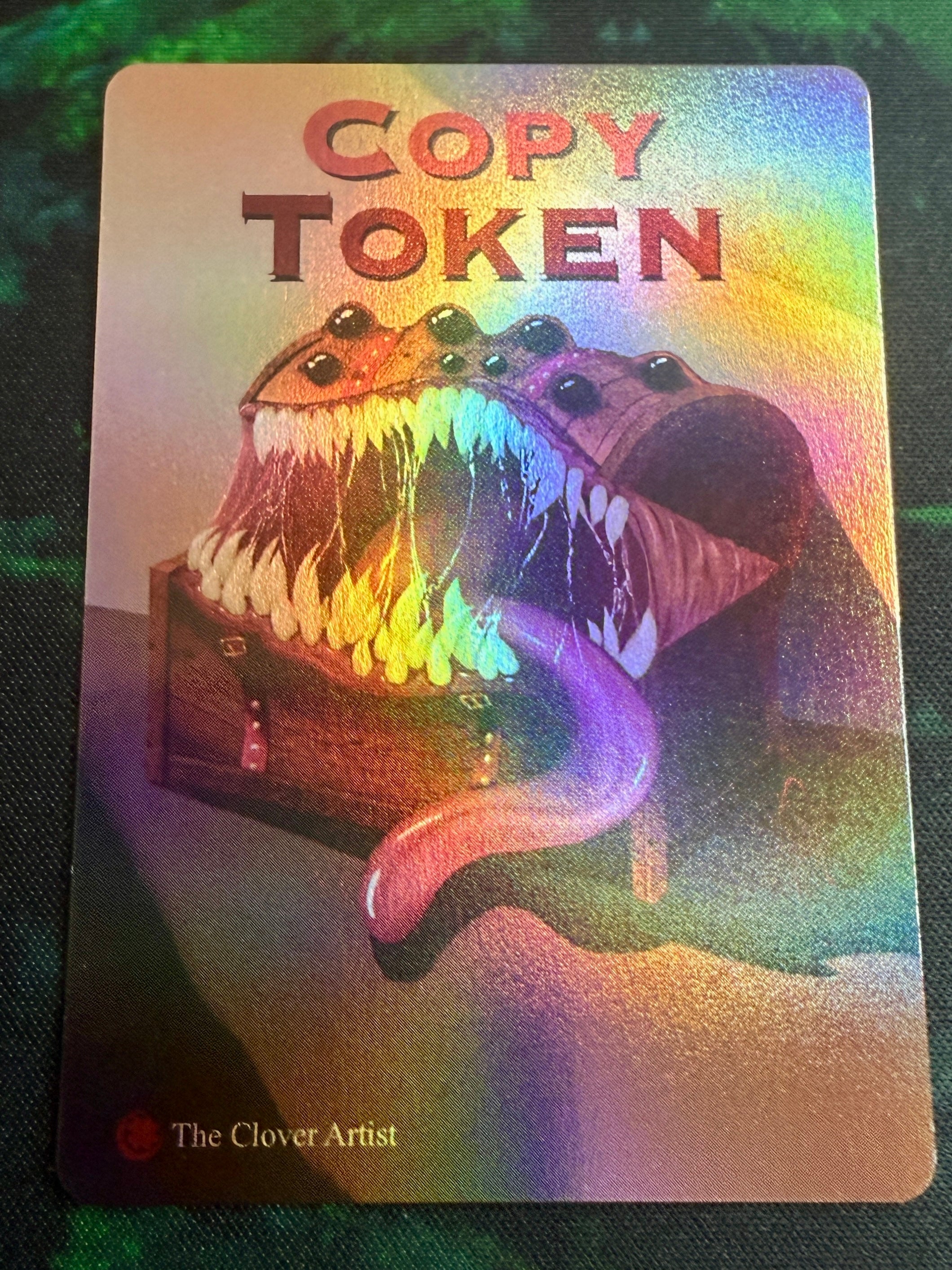 MTg copy token with mimic by the clover artist